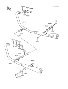 ER250 Глушитель