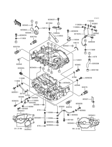 EX500 Картер двигателя