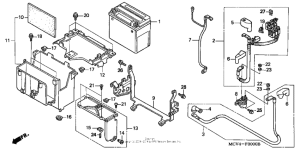 VTX1800R Аккумулятор