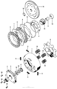 SL70 Сцепление