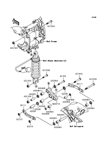 ZG1400 Задняя подвеска