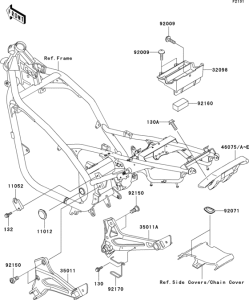 ER500 Рама ,крепежные детали