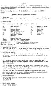 RM125 Catalog preface