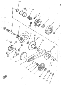 CW50RS Сцепление