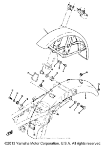 DS7 Front fender - rear fender