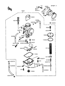 KX125 Карбюратор