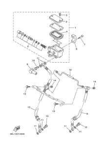 XVS1100 Главный тормозной цилиндр