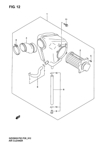 GZ250 Воздухоочиститель