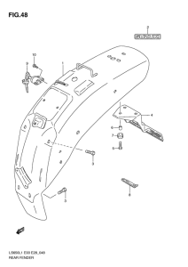 LS650 Заднее крыло