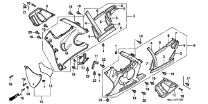  Нижний обтекатель