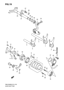 RM-Z450 Переключение передач