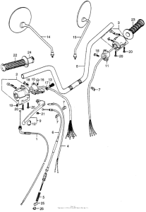 ST90 Handlebar + turn signal