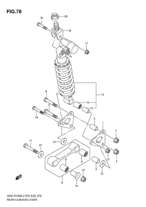GSX-R1000 Втулки заднего рычага