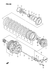 GSX1100 Бендикс