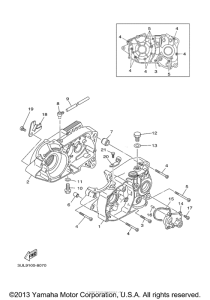 RT100M Картер двигателя