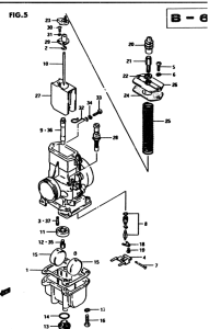 RM500 Carburetor assy