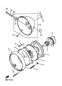XVS1100A XVS11ACEX Phare