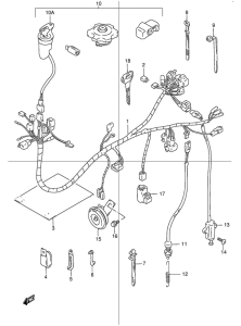 DR250 Жгут проводов