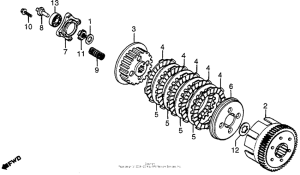 XR200R Сцепление
