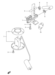 GSX750 Топливный кран