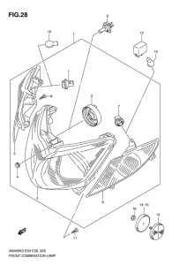AN400 Front combination lamp
