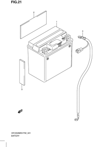 DR125 Аккумулятор