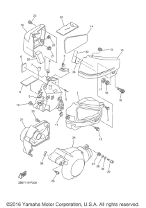 XVS650 Боковые обтекатели