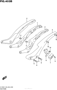 VL1500T Rear Frame (Vl1500Bl7 E28)