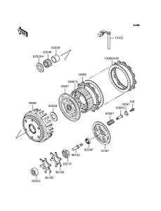 ZL400 Сцепление