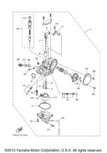 TTR50EE Карбюратор
