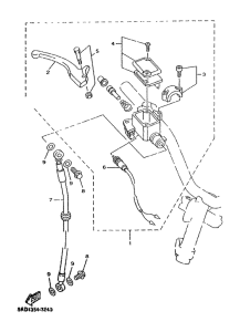 YN50R Главный тормозной цилиндр