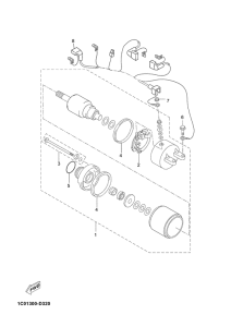 YP250R Стартер