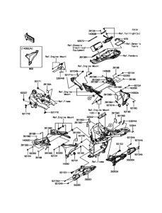 ZR800 Рама ,крепежные детали