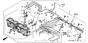 CBR600RR (ABS) Корпус Дросселя