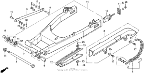 VF750C Swingarm + drive chain