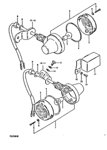 TS250 Поворотники