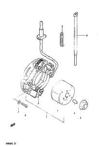 RM80 Зажигание