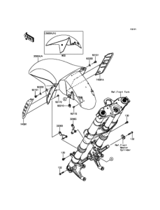 ZG1400 Крыло переднее