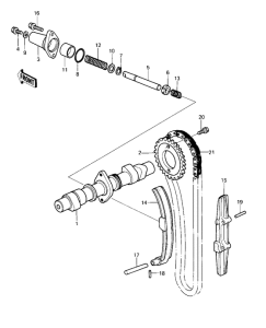 KZ1000 Camshaft / chain / tensioner