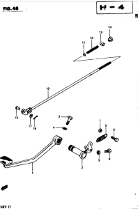 GSX250 Передний суппорт