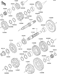 ZX600 Трансмиссия