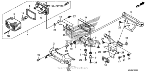 VT750RS Фонарь