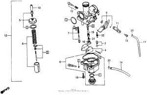 XR200 Карбюратор