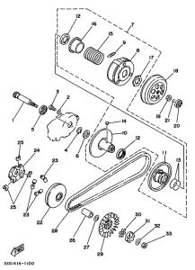YA50TA Сцепление