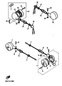 XV535U Проблесковый световой сигнал