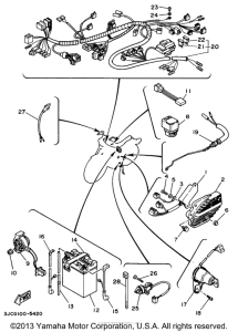 XV535H Электрика