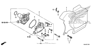 VT750C2B Водяной насос