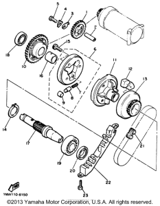 XJ700XS Стартер