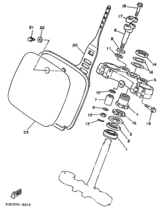 YZ250 Управление