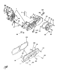 CW50RS Картер двигателя